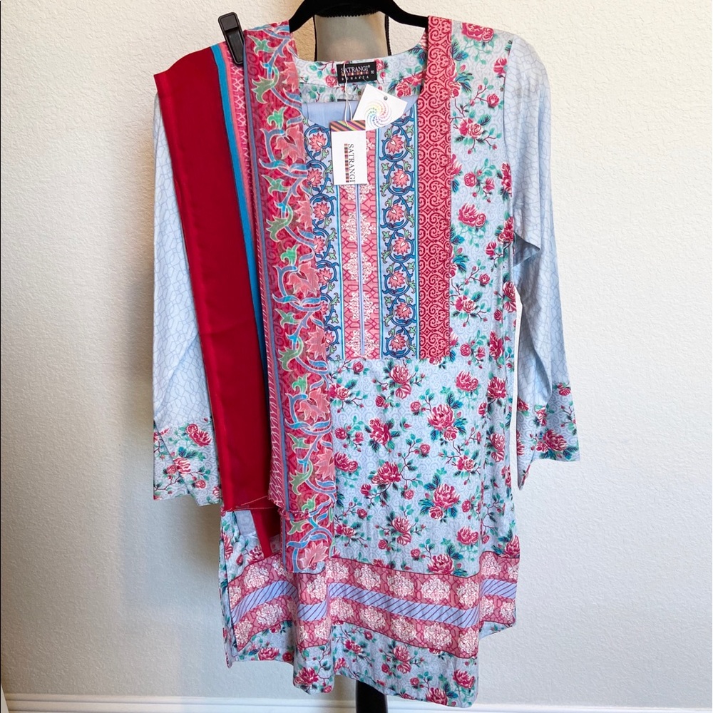 Women’s/Girls 3-Piece Cotton suit dress